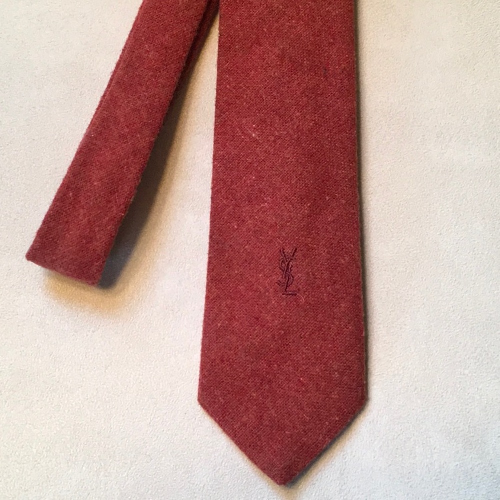 Men’s Vtg Necktie Tie Yves Saint Laurent Paris New York
